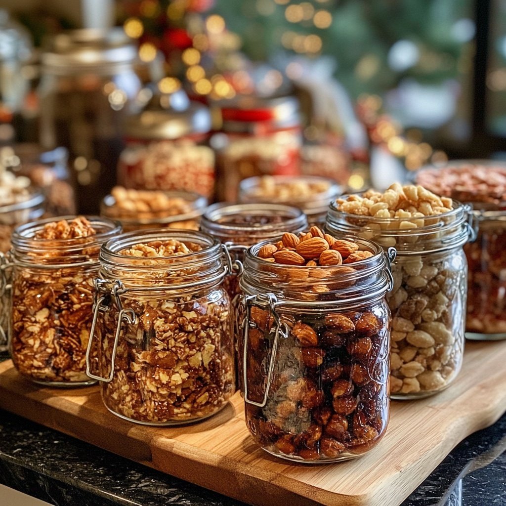 Christmas Food Gift Ideas in Mason Jars