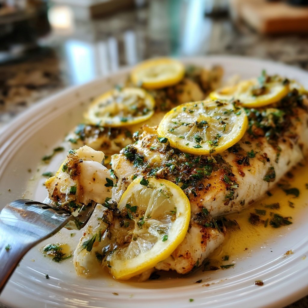 Healthy & Light Lemon Grilled Fish Plate