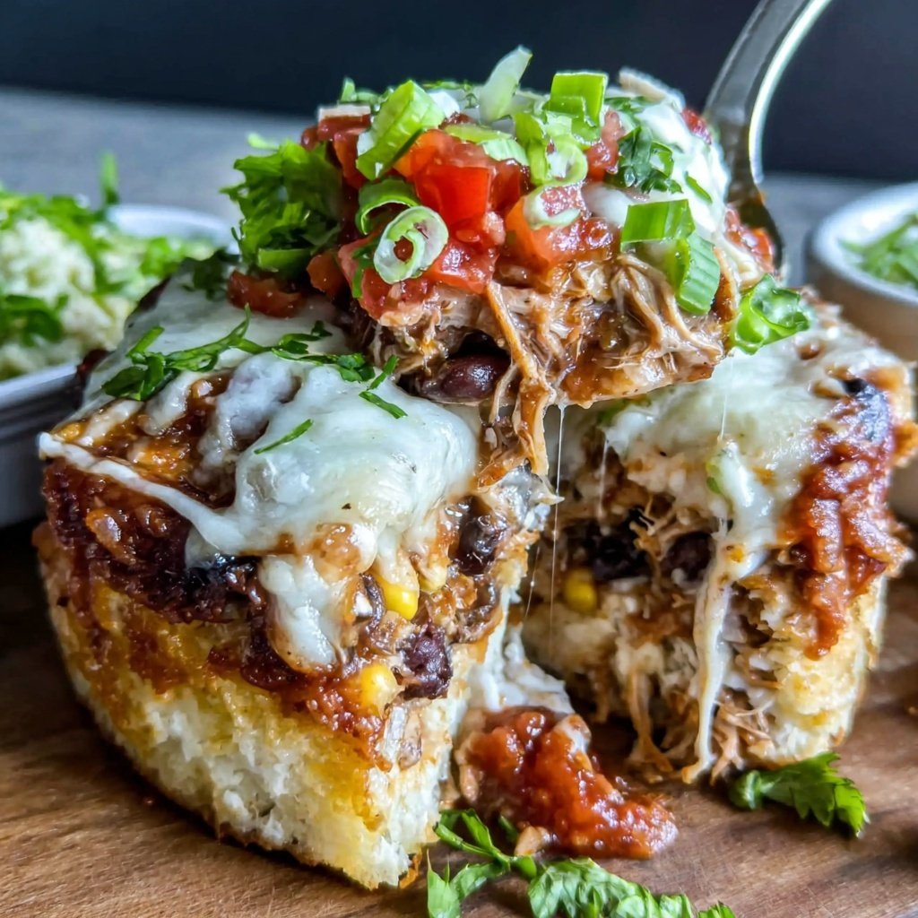 Shredded Chicken Burrito Casserole