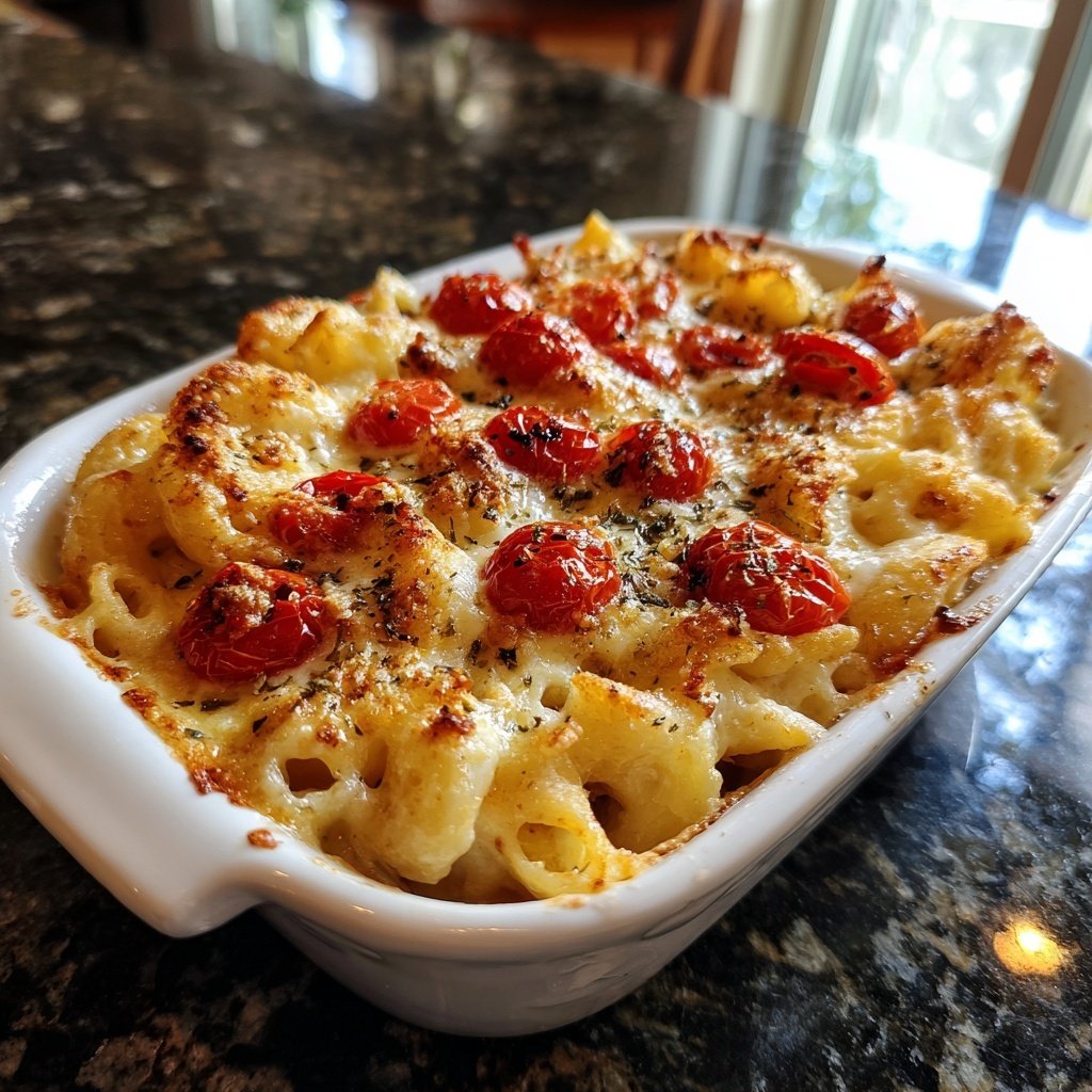Baked Feta Pasta With Cherry Tomatoes