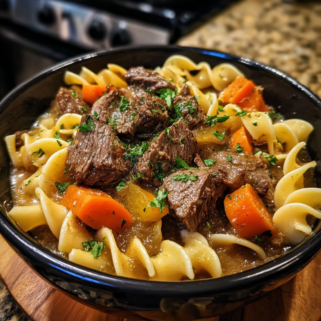 Comfort Food Beef And Noodles