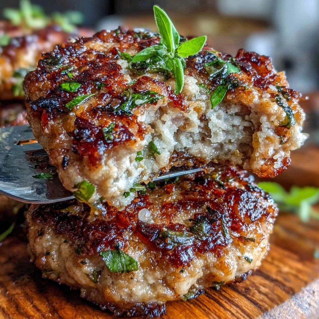 Ground Chicken Burger Patties