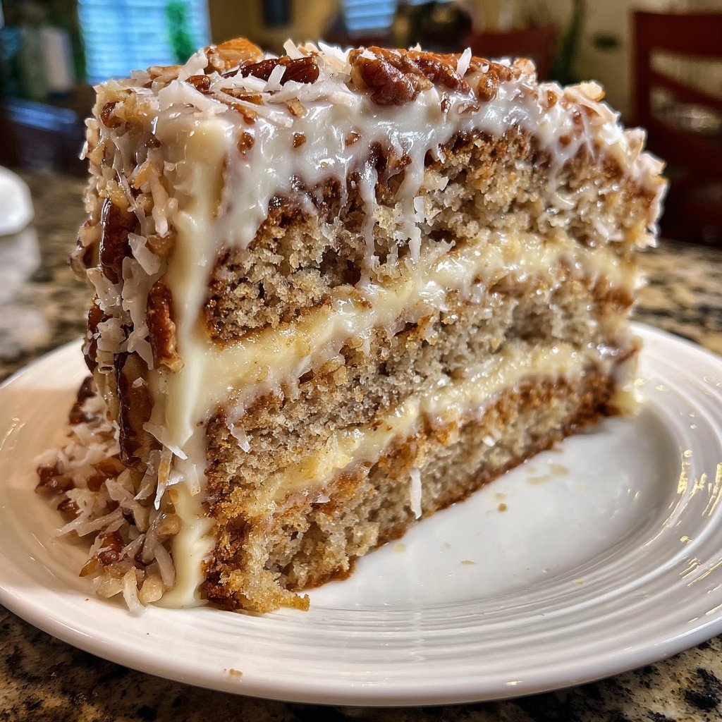 White German Chocolate Cake