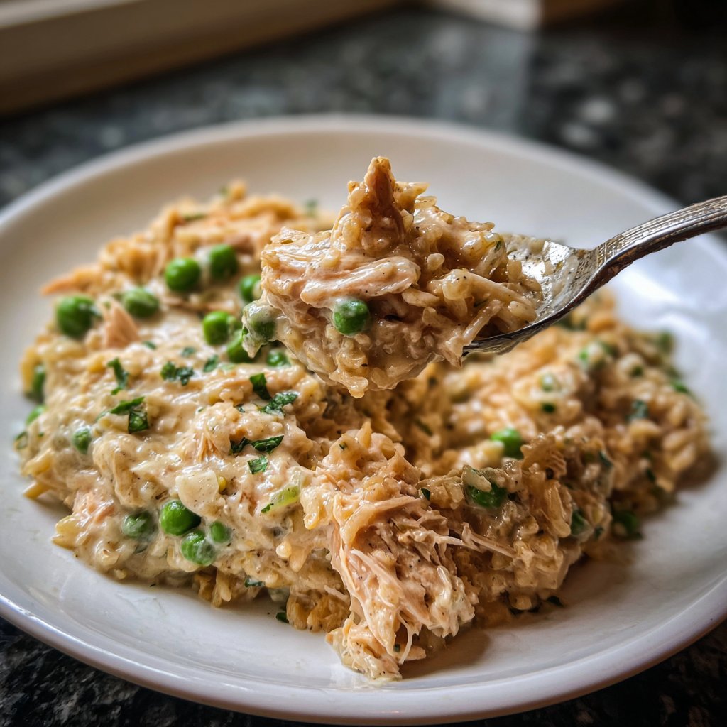 Creamy Slow Cooker Chicken and Rice
