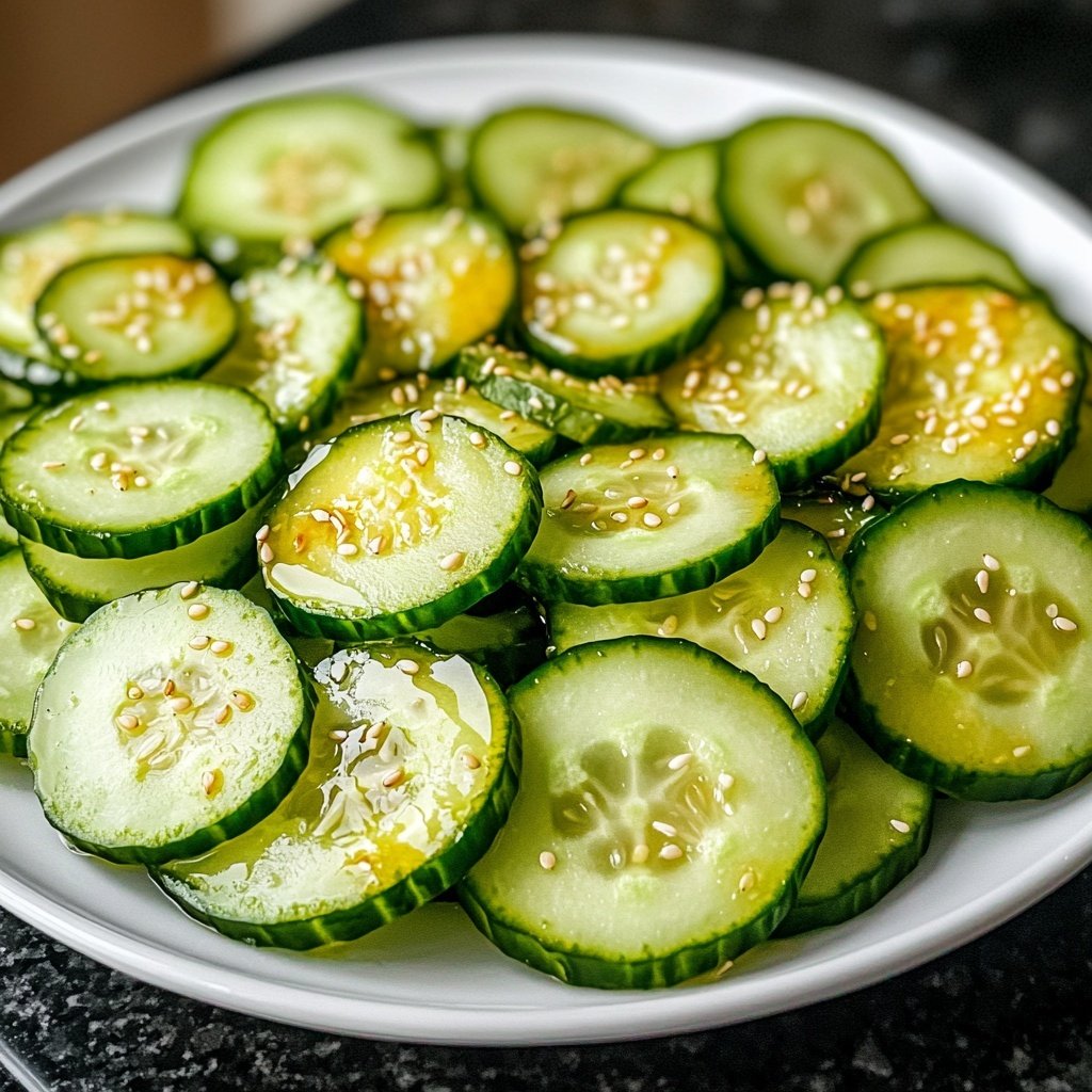 Easy Asian Cucumber Salad