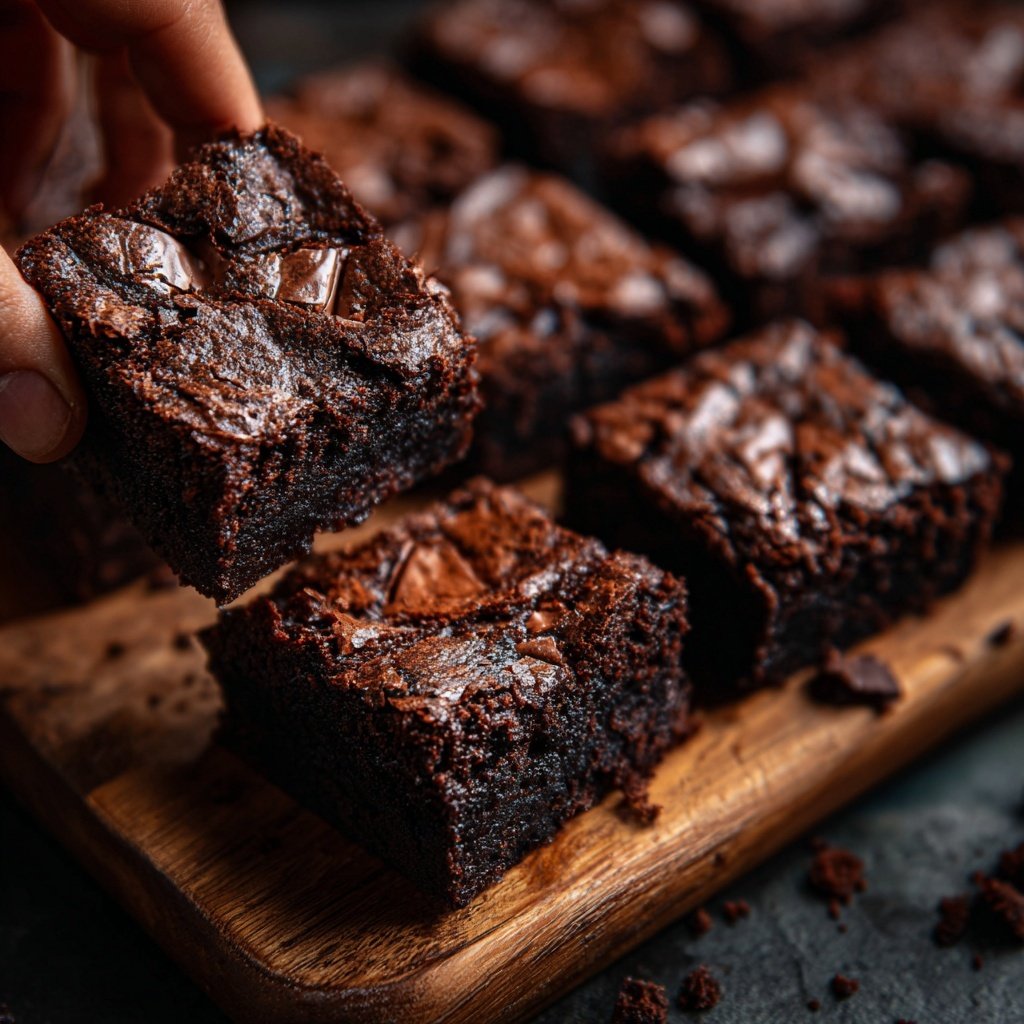 Chewy Brownies With Starter