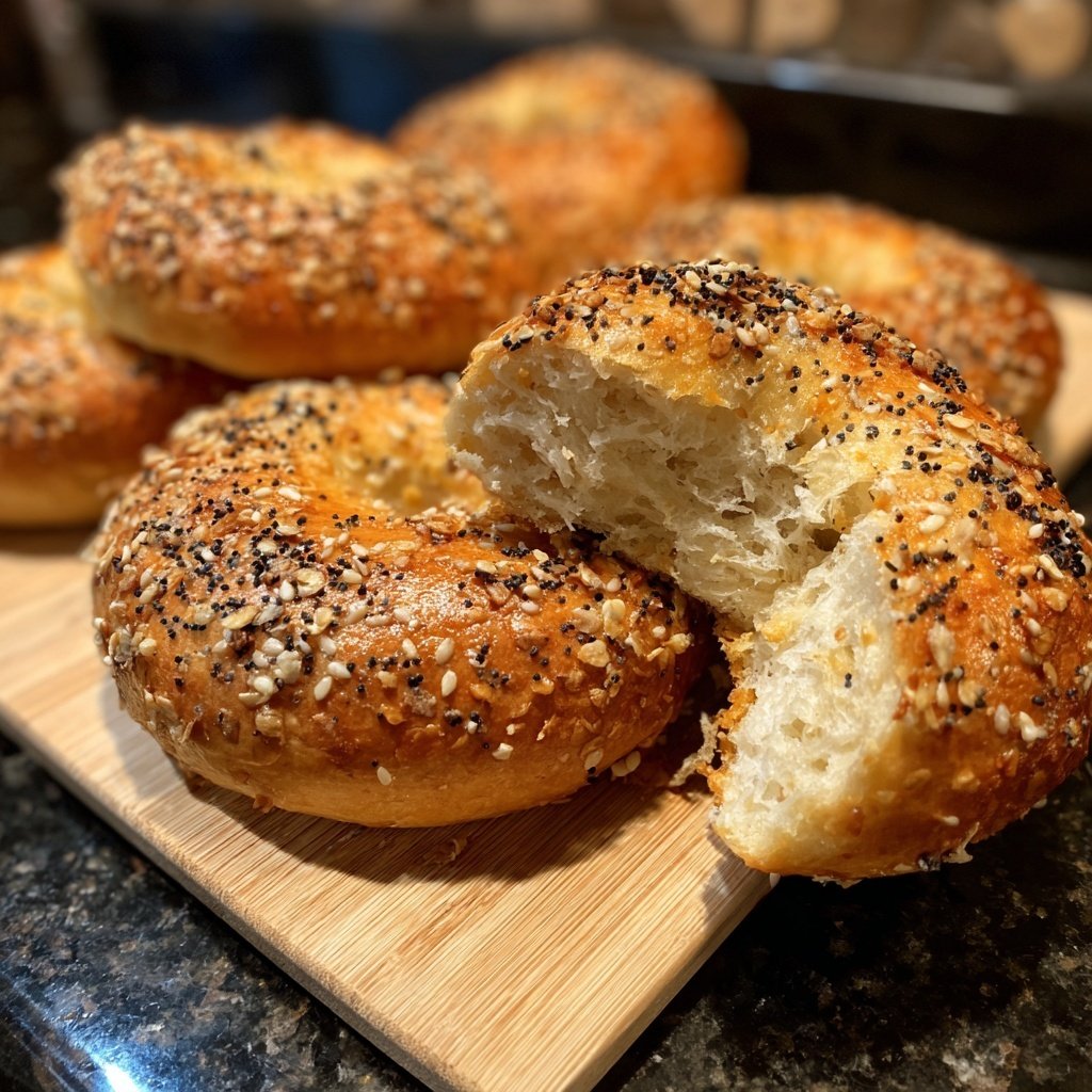 Protein Bagels With Whole Wheat Flour