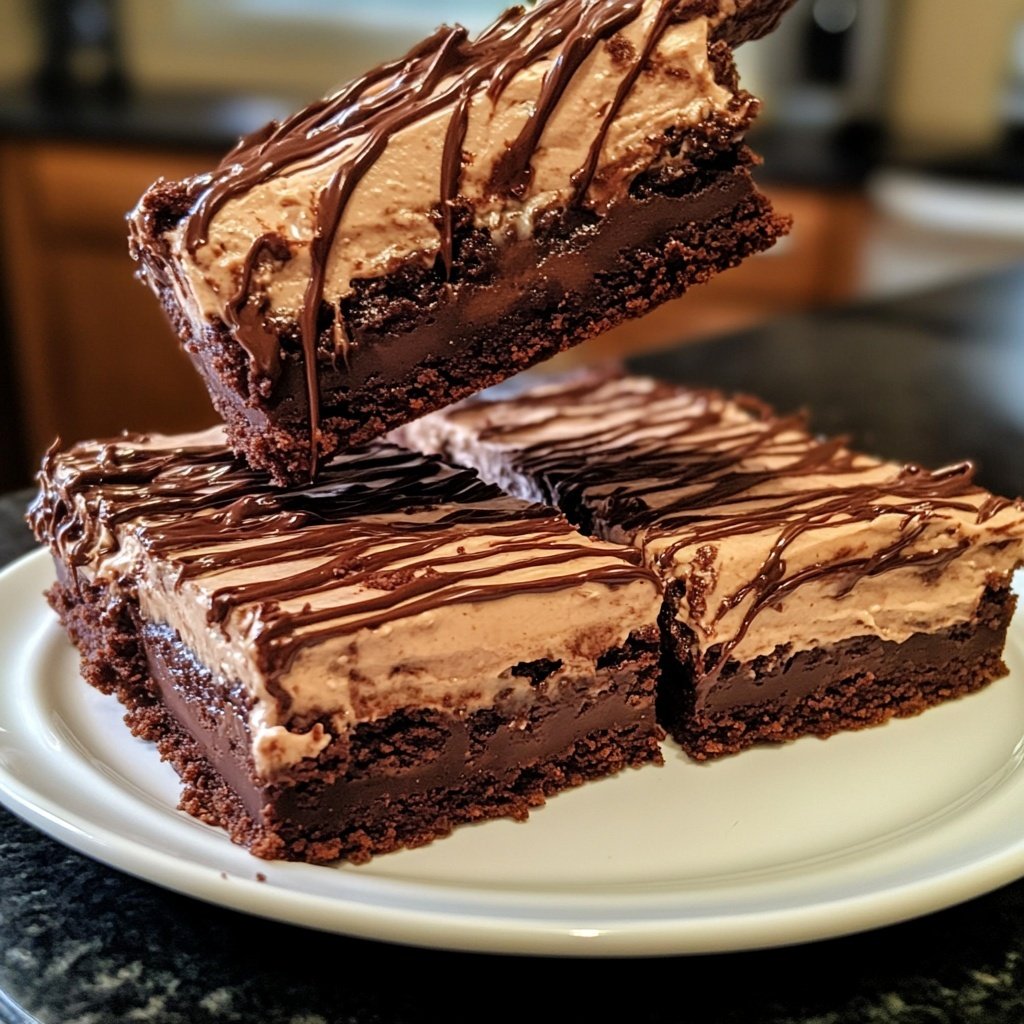 Chocolate Mousse Brownies: Creamy Layers With Decadent Flavor - Emma's Cake Studio