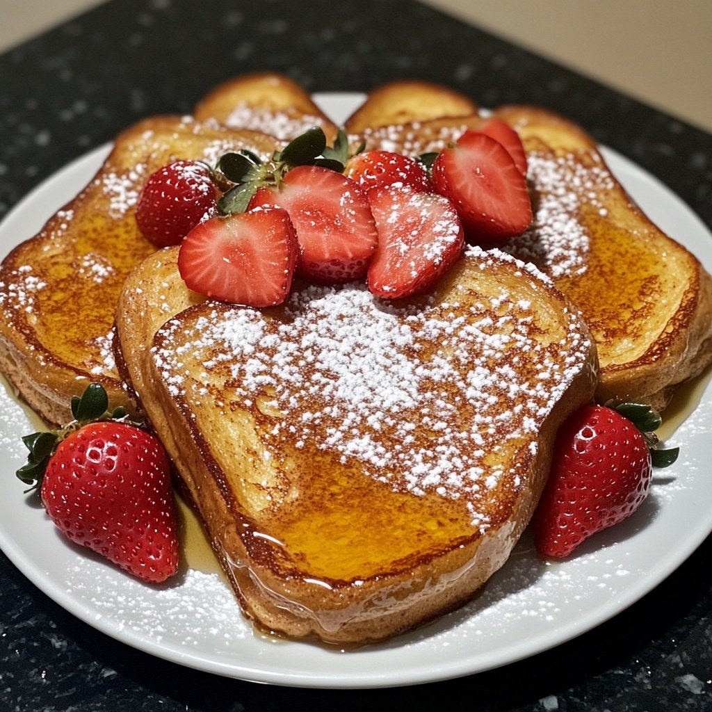 Valentine Breakfast Cinnamon French Toast