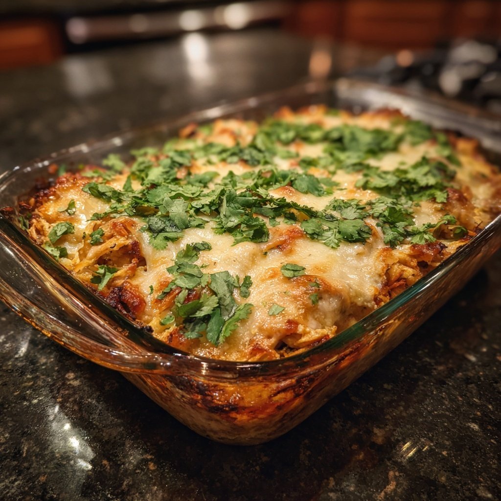 Shredded Chicken And Black Bean Casserole